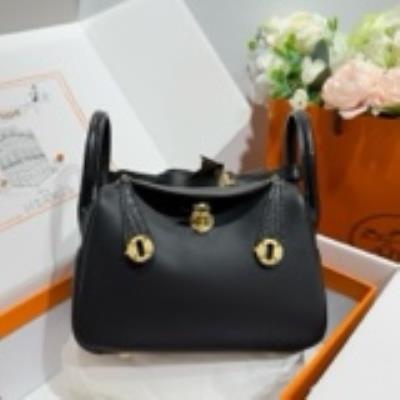 cheap quality Hermes Lind mini 19cm Swift touch Noir GHW